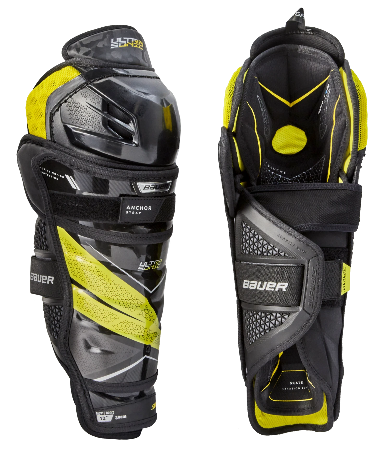 Bauer Supreme Ultrasonic Junior Shin Guards 1 Bauer Supreme Ultrasonic Junior Shin Guards