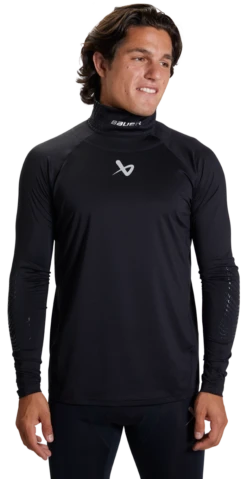 Bauer Neck Protector Long Sleeve Top Senior