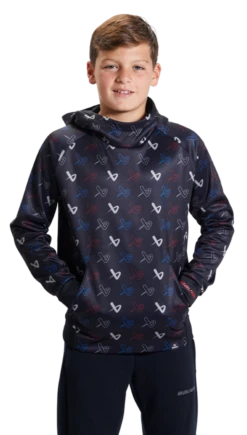 Bauer Icon Repeat Hoodie Youth