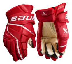 Bauer Vapor 3X Pro Senior Hockey Gloves 9 Bauer Vapor 3X Pro Senior Hockey Gloves -Hockey 3XPRO SR FRONT RED2