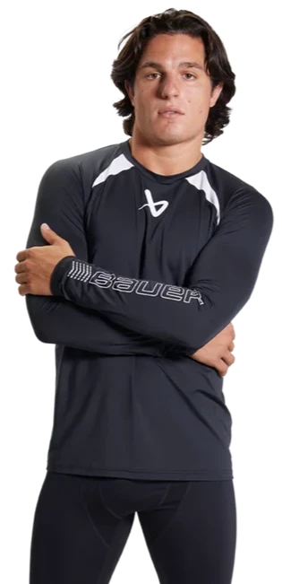 Bauer Performance Long Sleeve Baselayer Top Senior 1 Bauer Performance Long Sleeve Baselayer Top Senior